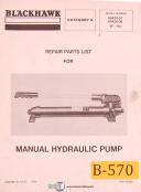 Blackhawk-Enerpac-Blackhawk Enerpac 65429-06 & 65429-07, P-76 Pump Repair Parts Manual 1984-65420-06-65420-07-JSS-50-P-76-PH462-2-PH464-2-RC-156-4-RC-157-3-RC-166-4-RC-168-3-RC-50-01